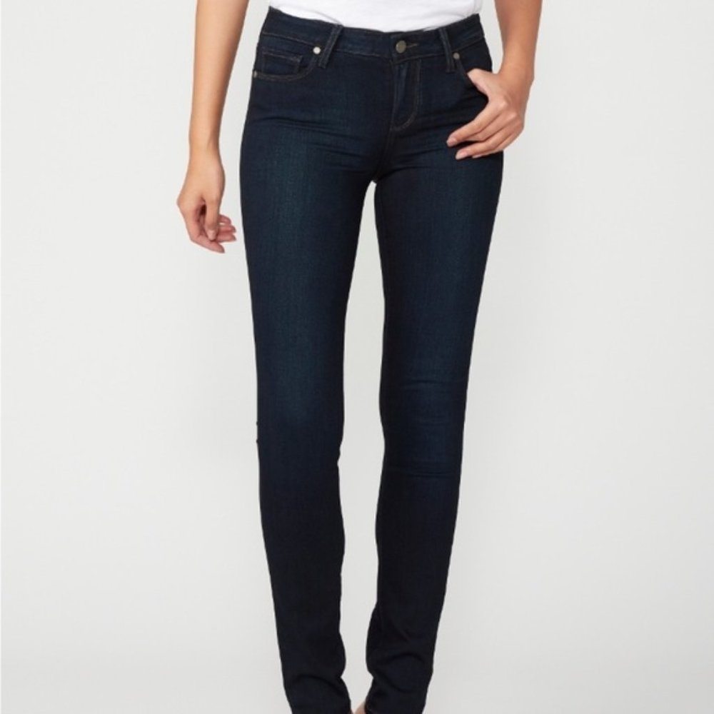 Paige skyline skinny dark wash jeans denim Sz 32